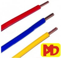 Dây đồng đơn cứng bọc PVC