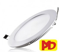 Đèn âm trần siêu mỏng 3 màu (4W~18W) Phi90 ~Phi200