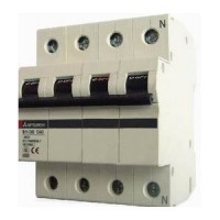 CẦU DAO TỰ ĐỘNG (MCB) MITSUBISHI -BHW-T4 4P 6A 4.5kA