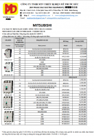 BẢNG GIÁ MCCB MITSUBISHI
