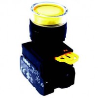 NÚT NHẤN CÓ ĐÈN, LOẠI PHẲNG, IP 65 NGOÀI MẶT TỦ- YW1L-AF2E11QM3G